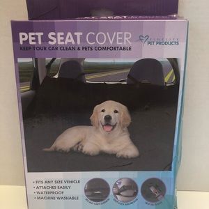 Finelife Pet Products Waterproof Black Seat Cover